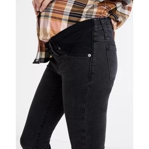 Madewell Maternity side-panel skinny jeans in Berkeley wash- adjustable edition